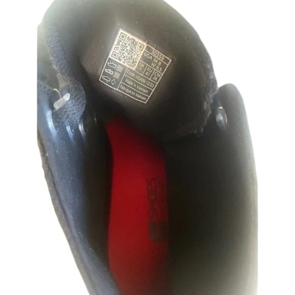 Shoescrews Black Canvas High Top Sneakers Mens Size 8 Slip Resistant Work Shoes